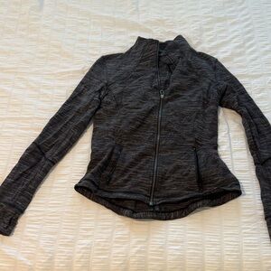 lululemon athletica Charcoal Zip-Up Jacket